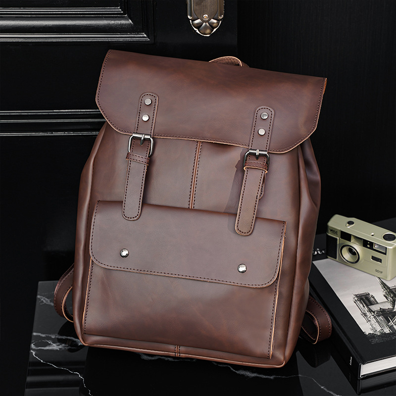 Leather Work Rucksack Mens - Klasyczny, skórzany plecak męski, idealny do