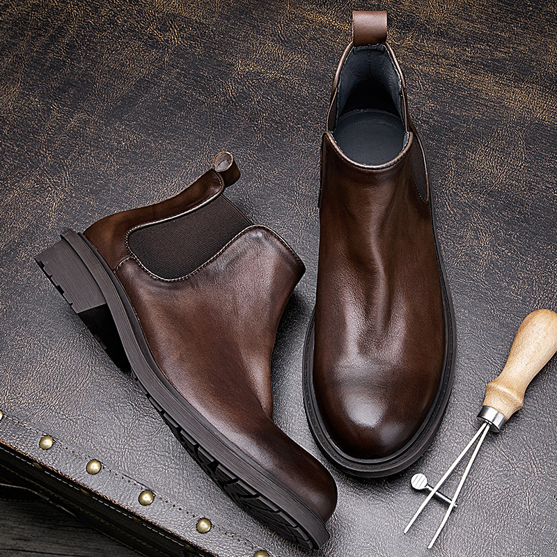 Leatherwork Designs - Męskie buty motocyklowe na jesień |
