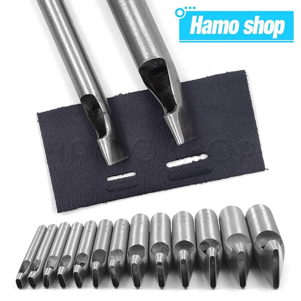 Rivet Setter Tool - Wykrojnik do skóry o owalnym kształcie,