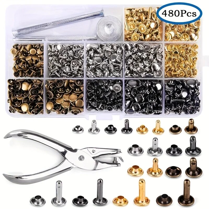 Metalowe nity z podwójną nasad – Rivet Setter Tool recenzja i cena