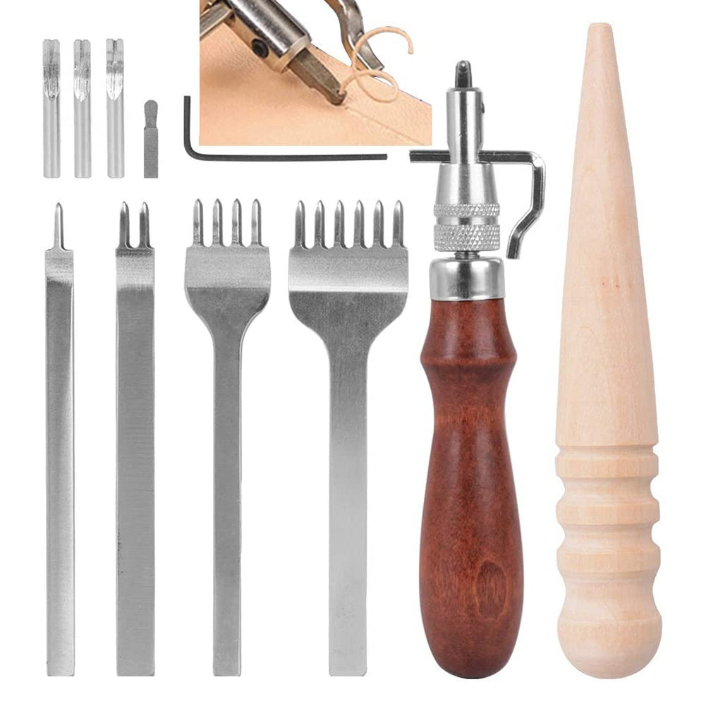 7 w 1 Regulowany Nóż do Skóry  – Groover Stitching Tool recenzja i cena