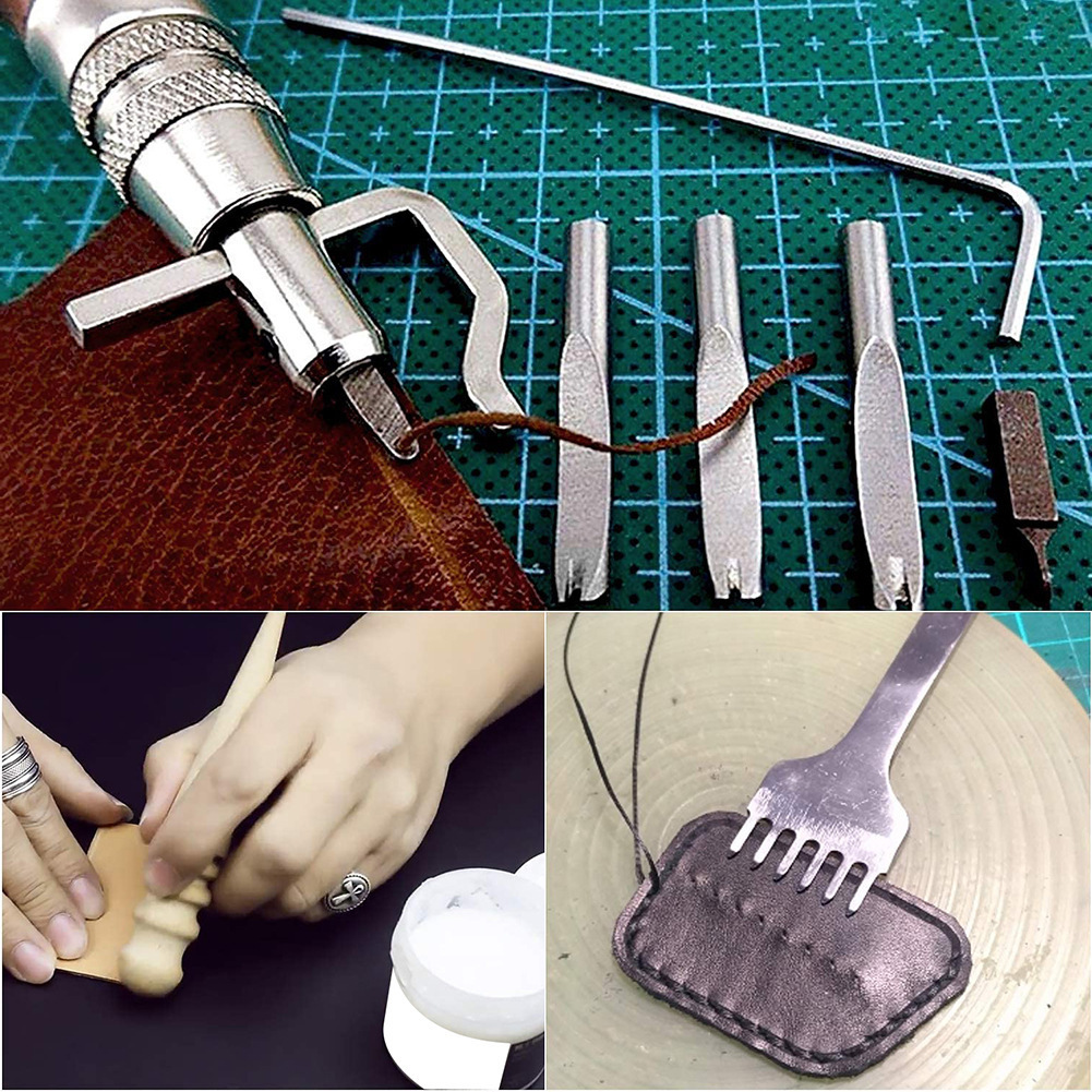 7 w 1 Regulowany Nóż do Skóry  – Groover Stitching Tool recenzja i cena