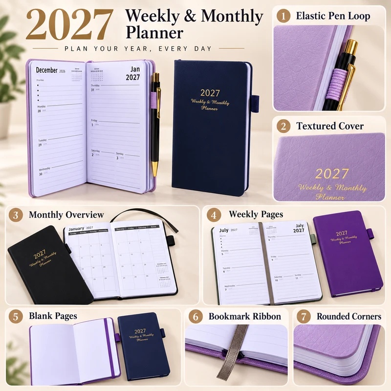 Planer tygodniowy i miesięczny – Leather Work Diary Covers recenzja i cena